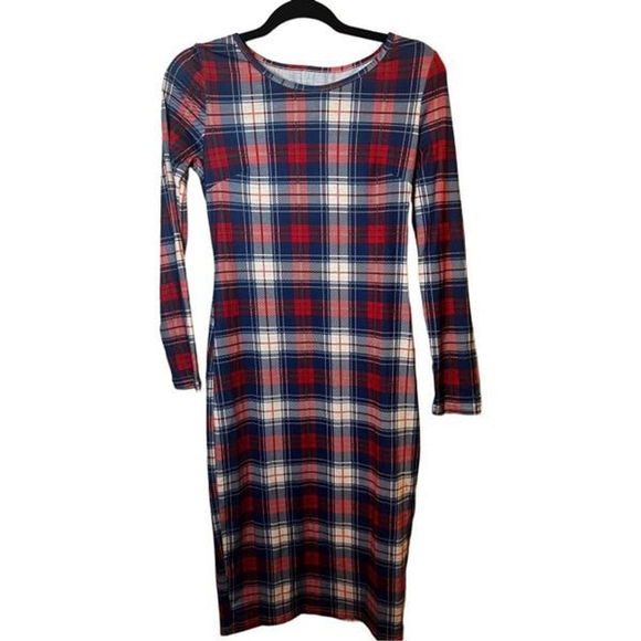 New OC Order Plus Plaid Dress Size S - Picture 1 of 7